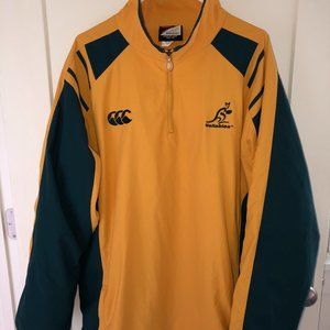 vintage Wallabies 1/4 zip jacket soccer jacket 2XL